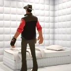 Sniper goes to a mental asylum