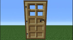 Open - wooden door 3