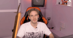 PewDiePie reacting 2