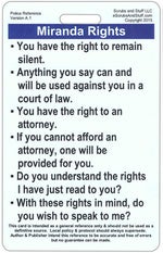 Miranda Rights - Sound