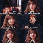 Harry Potter 1 - Hermione - Holy cricket you're harry potter!