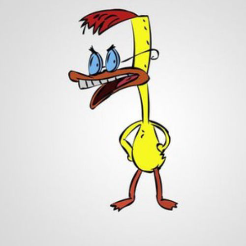 Duck man Stare