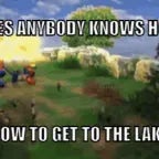 Does anyone know how to get to the lake?