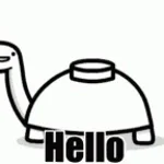 Hello mine turtle