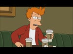 Fry saying Huh in Futurama