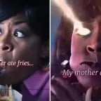 My mother ate fries