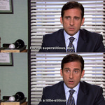 I'm not superstitious, but I'm I'm a little stitious.