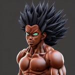 Goku is black