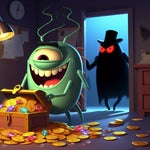 This is no ghost this is plankton stealing me booty