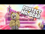 They had to batten down the hatches to keep mister Bear safe