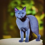 blue Smurf cat