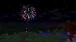 Minecraft fireworks - Launch 1