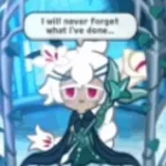 Bloom! (white lily cookie)