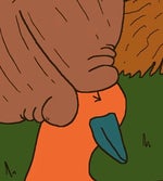 you got eyeball juice all over me plumage (nigel and marmalade)