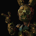 FNAF Game Over Screen springtrap
