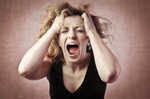 Screaming female