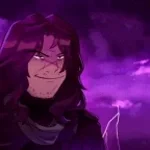 through pacthes of violet MALE only