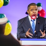 Ba ba man breaks his mic