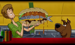 shaggy from scooby doo makes a sandwich