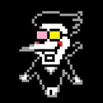 queen deltarune laugh