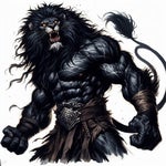 Angry lion roaring to hunt #Short