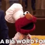 That's a big word for elmo