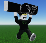 Gigachad buckles his shoes