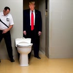 Someone taking a dump