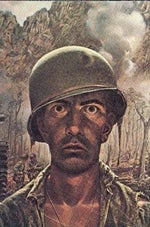 (gunfire) Alone at the edge of a universe