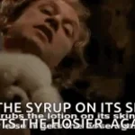 Joe Dirt Putting the lotion on skin Joe Dirt