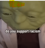 Do you support racism? (Yoda)