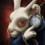 lapin horloge