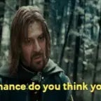 Boromir - What chance do you think you have. (copy)