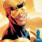 Im not green lantern! I'm Booster-