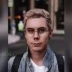 Smart guy with glasses