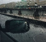 Rain inside car