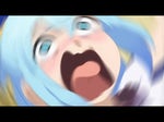 Anime girl screaming