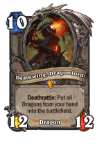 Hearthstone Deathwing Dragonlord Play Stinger
