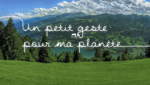 Un petit geste pour ma planete vocal