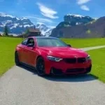 Villager chases a BMW