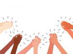 Gentle clapping