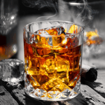 Whiskey Glass Cling