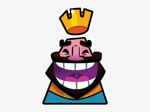 King Laughing Emote HE HE HE HA --Clash Royale--