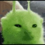 cat green alien zeep glorp