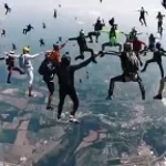 Viral skydiving video