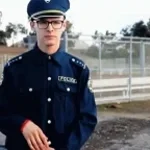 Officer asking to open door