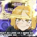 I draw my sword to become the stronger