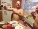 Russian guy screaming
