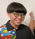 laughing