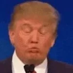 trump eats chip